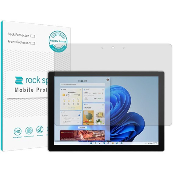 محافظ صفحه نمایش شفاف راک اسپیس مدل Resistant مناسب برای تبلت مایکروسافت Surface Pro 7 Plus