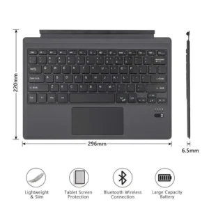 کیبورد بلوتوث tomsenn برای سرفیس پرو +3/4/5/6/7/7